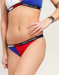 Tommy Hilfiger Bikini - Slip červené / tyrkysové