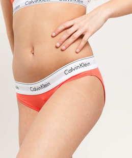 Calvin Klein Bikini - Slip oranžové