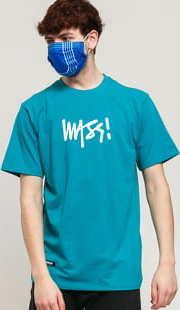 Mass DNM Signature Medium Logo Tee tyrkysové