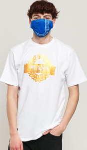 Mass DNM Avenue Tee bílé / zlaté