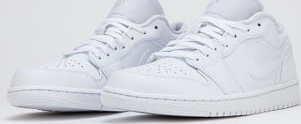 Jordan 1 Low white / white - white