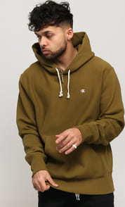 Champion Hooded Sweatshirt olivová
