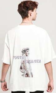 PREACH Geometric Statue Tee bílé
