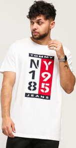 TOMMY JEANS M 1985 Vertical Logo Tee bílé