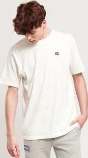 RUSSELL ATHLETIC Baseliner T-Shirt krémové