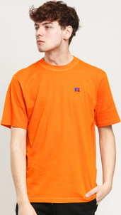 RUSSELL ATHLETIC Baseliner T-Shirt oranžové