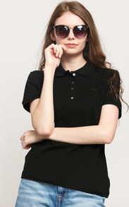 LACOSTE Women's Polo T-Shirt černé