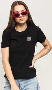 Stüssy Classic Rib Tee černé