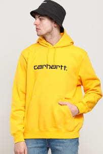 Carhartt WIP Hooded Carhartt Sweat tmavě žlutá