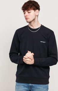 Carhartt WIP Script Embroidery Sweat navy