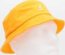 KANGOL Washed Bucket tmavě žlutý