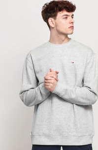 TOMMY JEANS M Tommy Classic Crew melange šedá