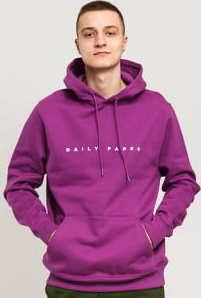 Daily Paper Alias Hoodie fialová