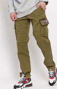 TOMMY JEANS M Straight Cargo Pant olivové 36/32