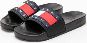 TOMMY JEANS TJ Flag Pool Slide black