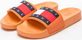 TOMMY JEANS TJ Flag Pool Slide melon orange