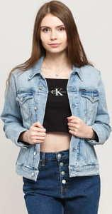 CALVIN KLEIN JEANS W Foundation Trucker da101 bleached blue