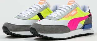 Puma Future Rider Play On puma white - castlerock - yellow