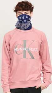 CALVIN KLEIN JEANS M Vegetable Dye Monogram tmavě růžová