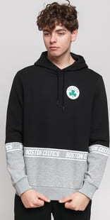 New Era NBA Colour Block Hoody Celtics černá / melange šedá