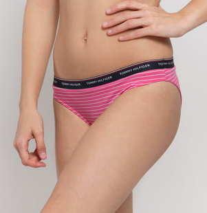 Tommy Hilfiger 3 Pack Bikini - Slip Stripe Print