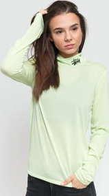 Stüssy Monty Tissue Mock Neck světle zelené