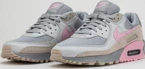 Nike Air Max 90 vast grey / pink - wolf grey