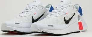 Nike Reposto white / black - flash crimson