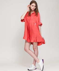 adidas Originals Satin Dress růžové