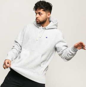 Champion Hooded Sweatshirt melange šedá