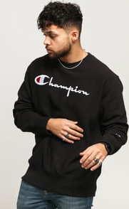 Champion Crewneck Sweatshirt černá