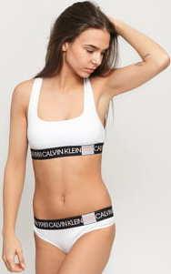 Calvin Klein Unlined Bralette 1981 bílé