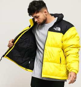 The North Face M 1996 Retro Nuptse Jacket světle žlutá / černá