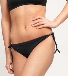 Calvin Klein Cheeky String Side Tie černé
