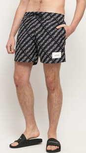 Calvin Klein Medium Drawstring Print černé / bílé