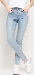 CALVIN KLEIN JEANS W CKJ High Rise Skinny da054 bleach blue dstr 30/32