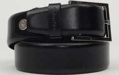 CALVIN KLEIN JEANS ADJ Bombed Belt černý 105 cm
