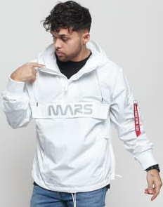 Alpha Industries Mars Mission Anorak bílá