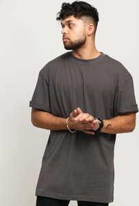 Urban Classics Tall Tee tmavě šedé