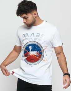 Alpha Industries Mission To Mars Tee bílé