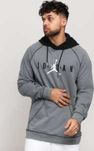 Jordan M J Sport DNA HBR PO Hoodie tmavě šedá / černá