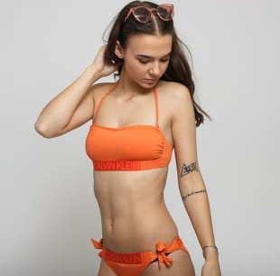 Calvin Klein Bandeau RP oranžové
