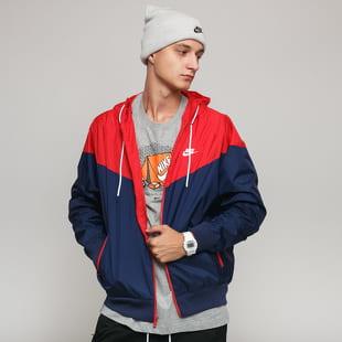Nike M NSW HE WR Jacket HD navy / červená
