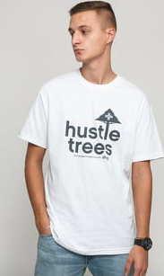 LRG Hustle Trees Tee bílé