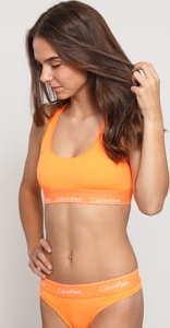 Calvin Klein Unlined Bralette neon oranžové