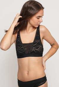 Calvin Klein Unlined Bralette černé