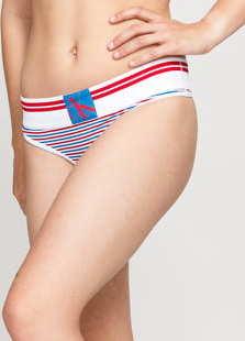 Calvin Klein CK ONE Thong bílé / modré / červené