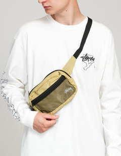 Stüssy Light Weight Waist Bag béžová / černá