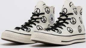 Converse Chuck 70 Hi - Unleash Peace egret / black / egret
