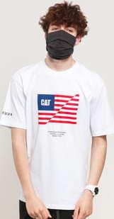 CATERPILLAR CAT Flag bílé